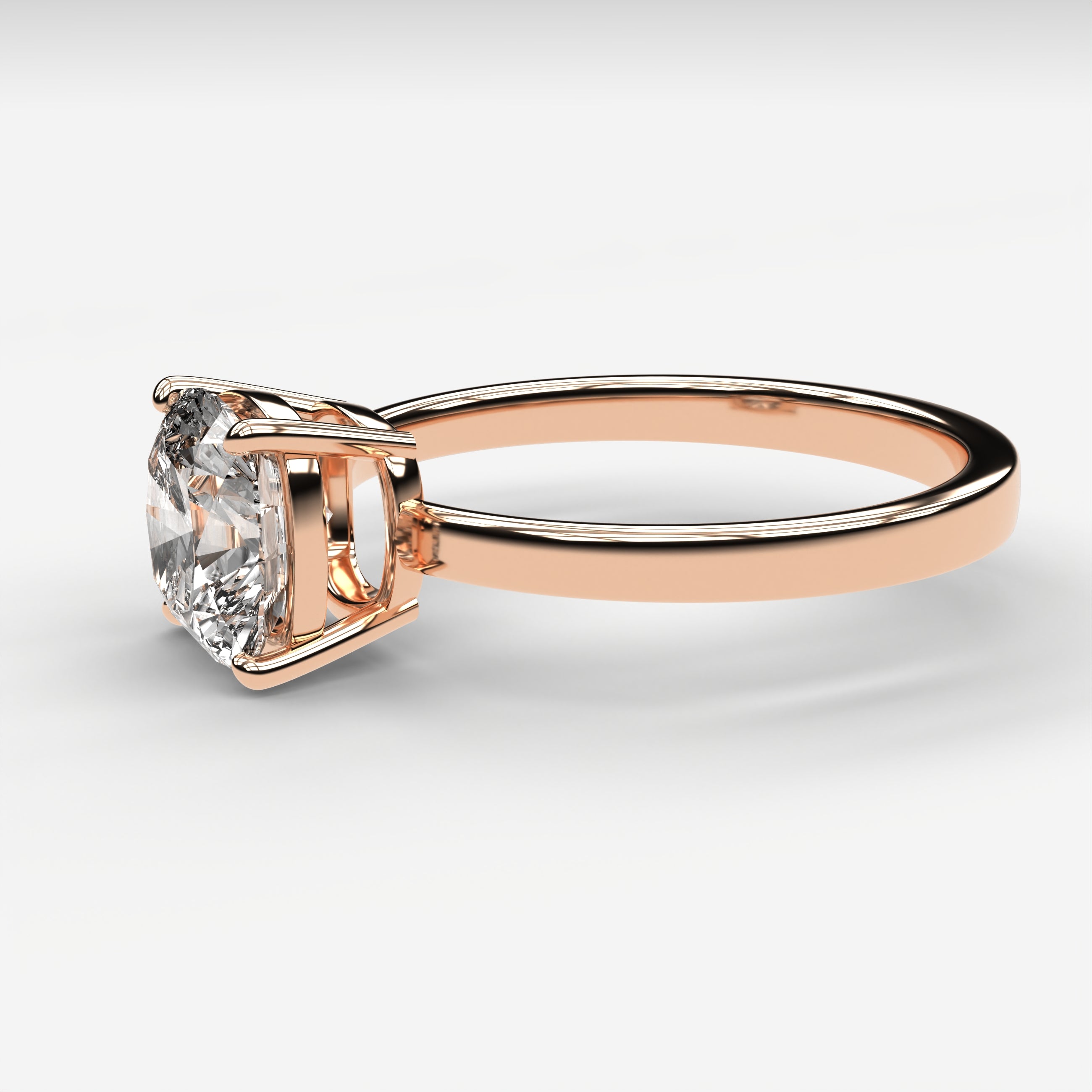 Classic Solitaire Ring - Cushion