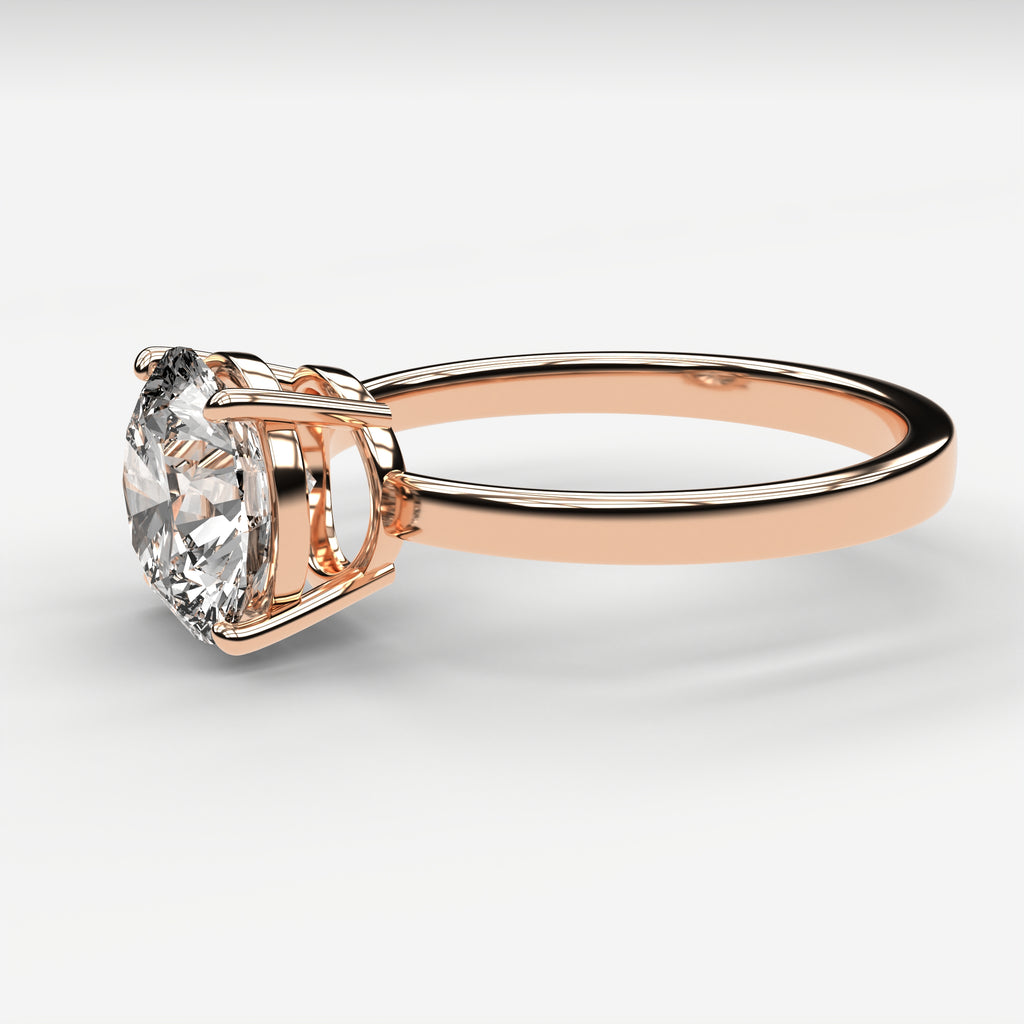 Classic Solitaire Ring - Round