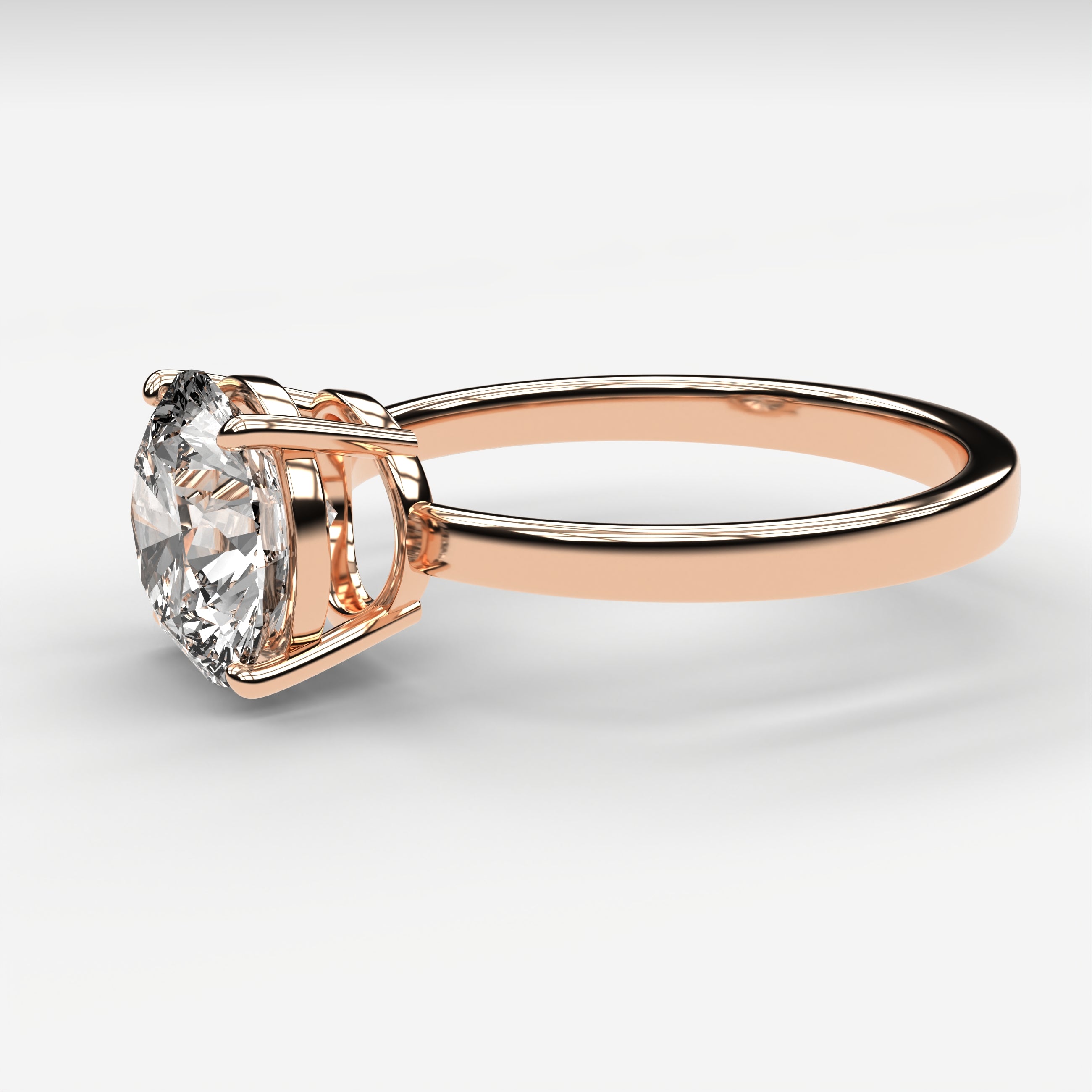 Classic Solitaire Ring - Round