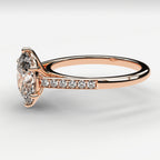 Minimal Cathedral Ring - Oval