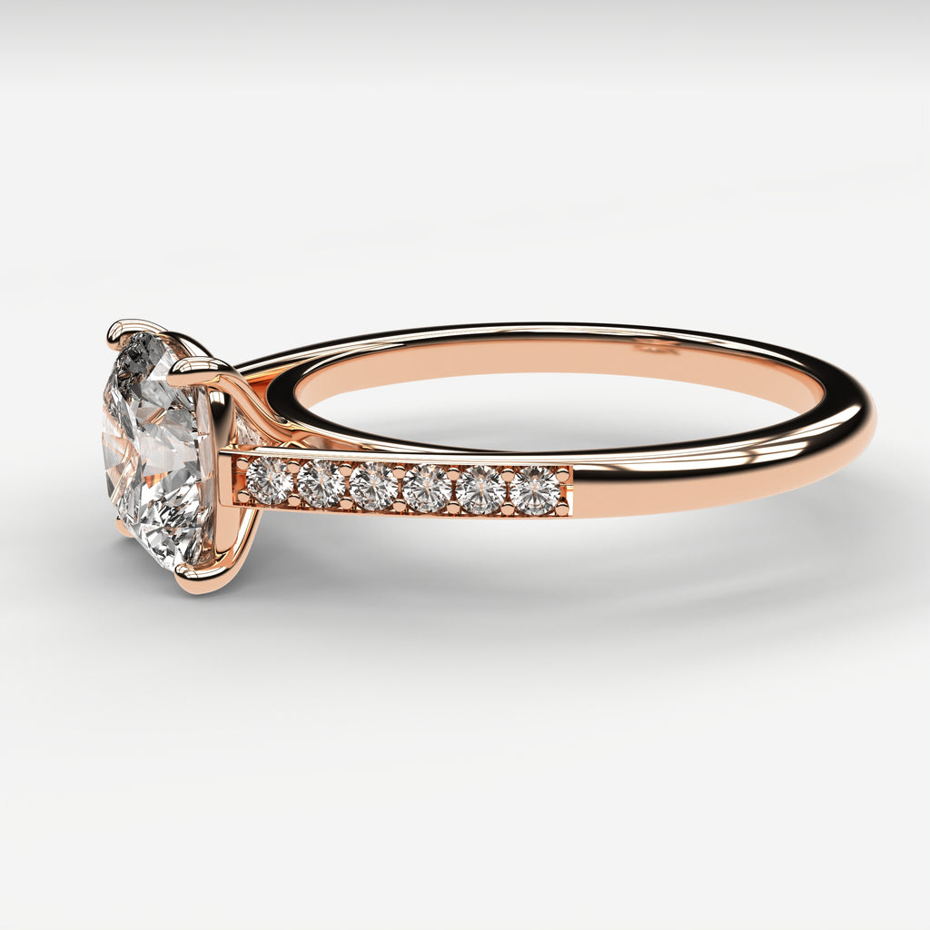 Minimal Cathedral Ring - Cushion