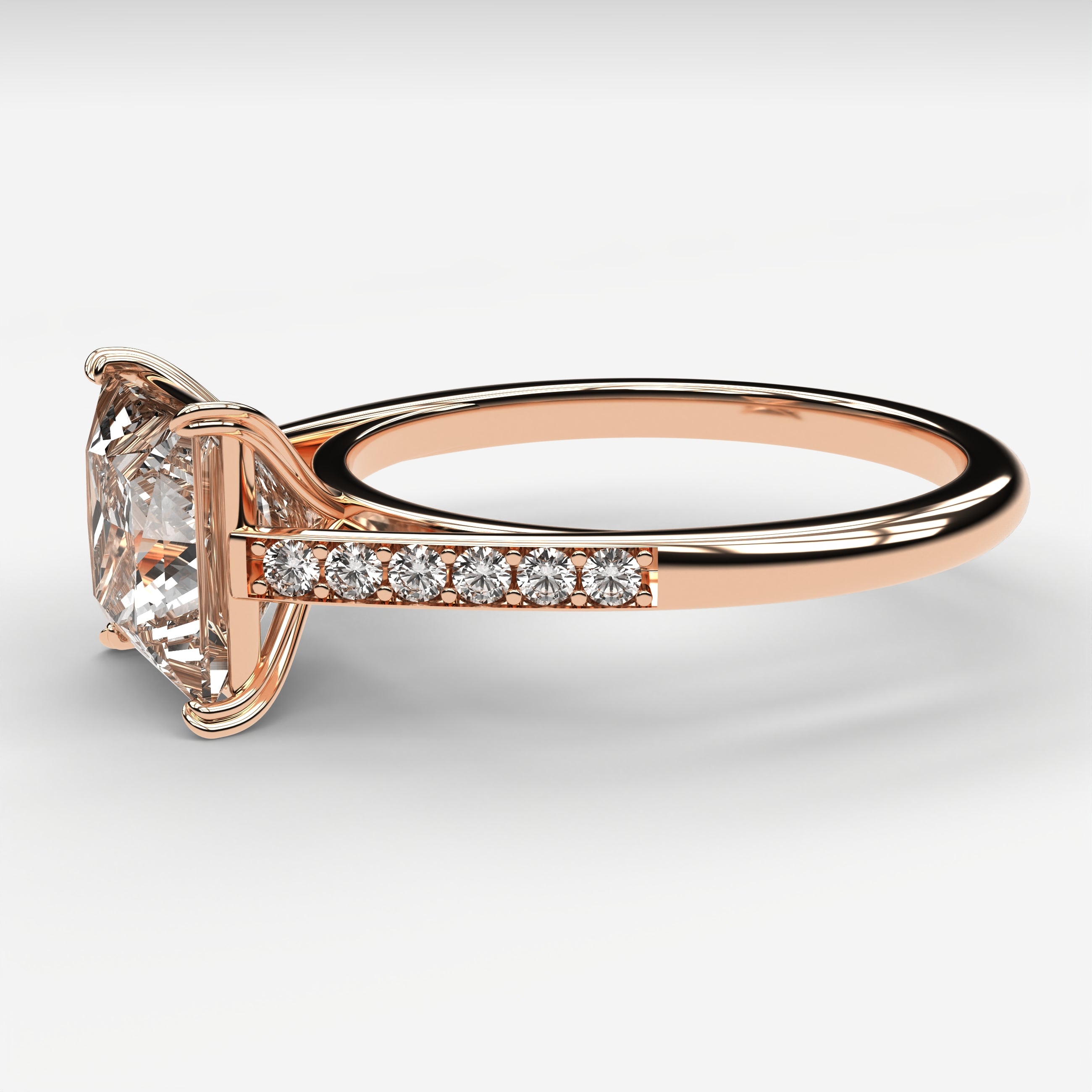 Minimal Cathedral Ring - Princess