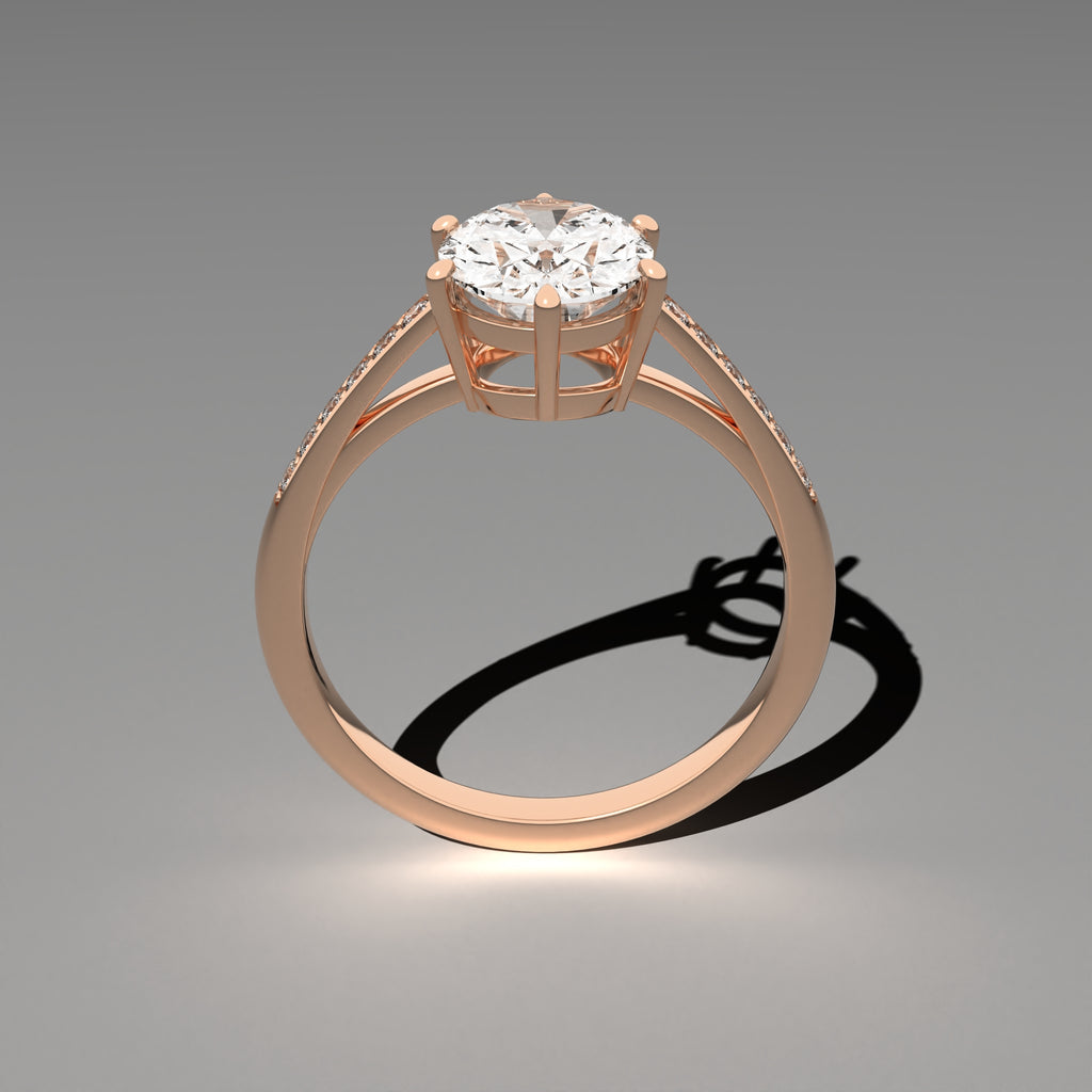 Classic Cathedral Ring - Oval