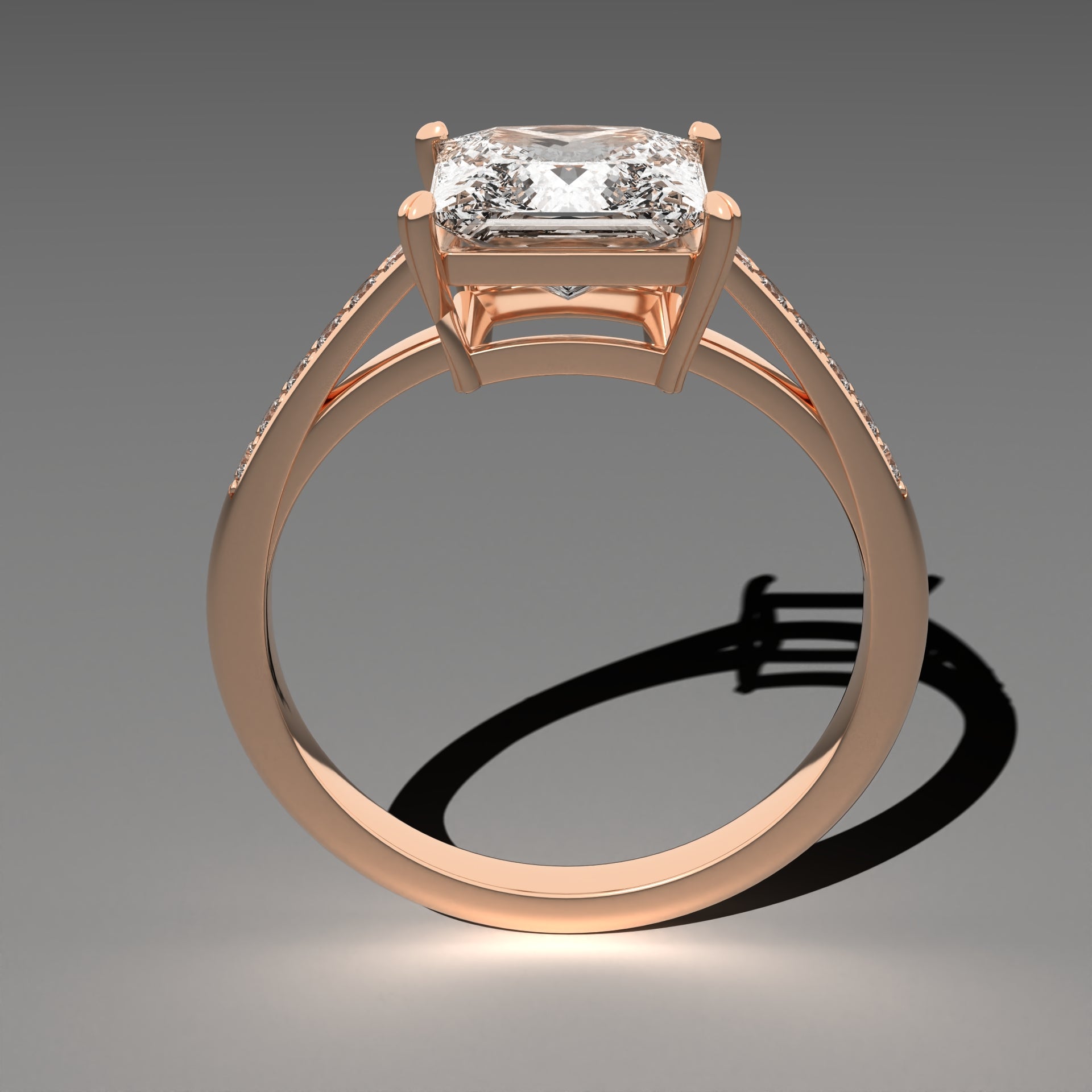 Classic Cathedral Ring - Princess