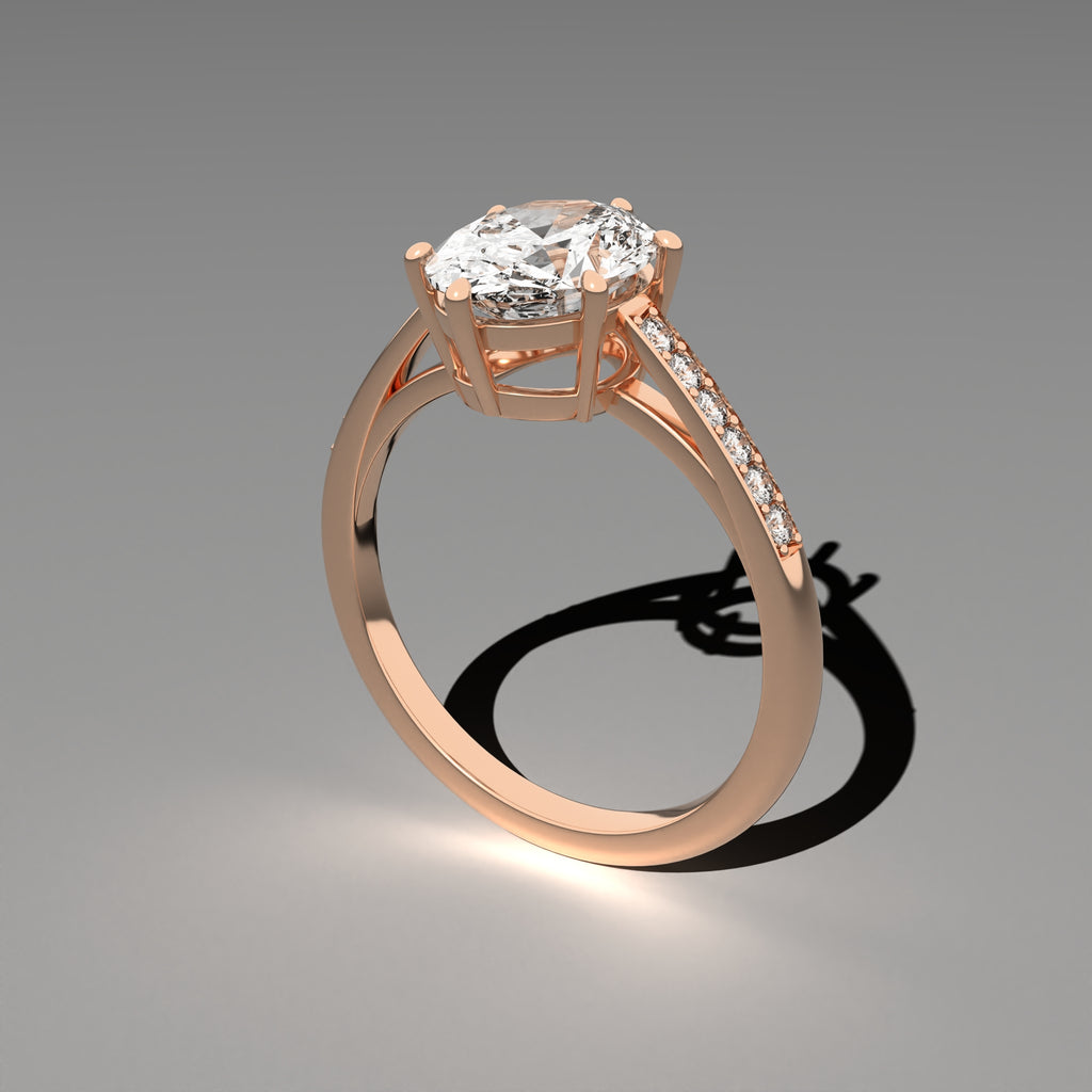 Classic Cathedral Ring - Oval
