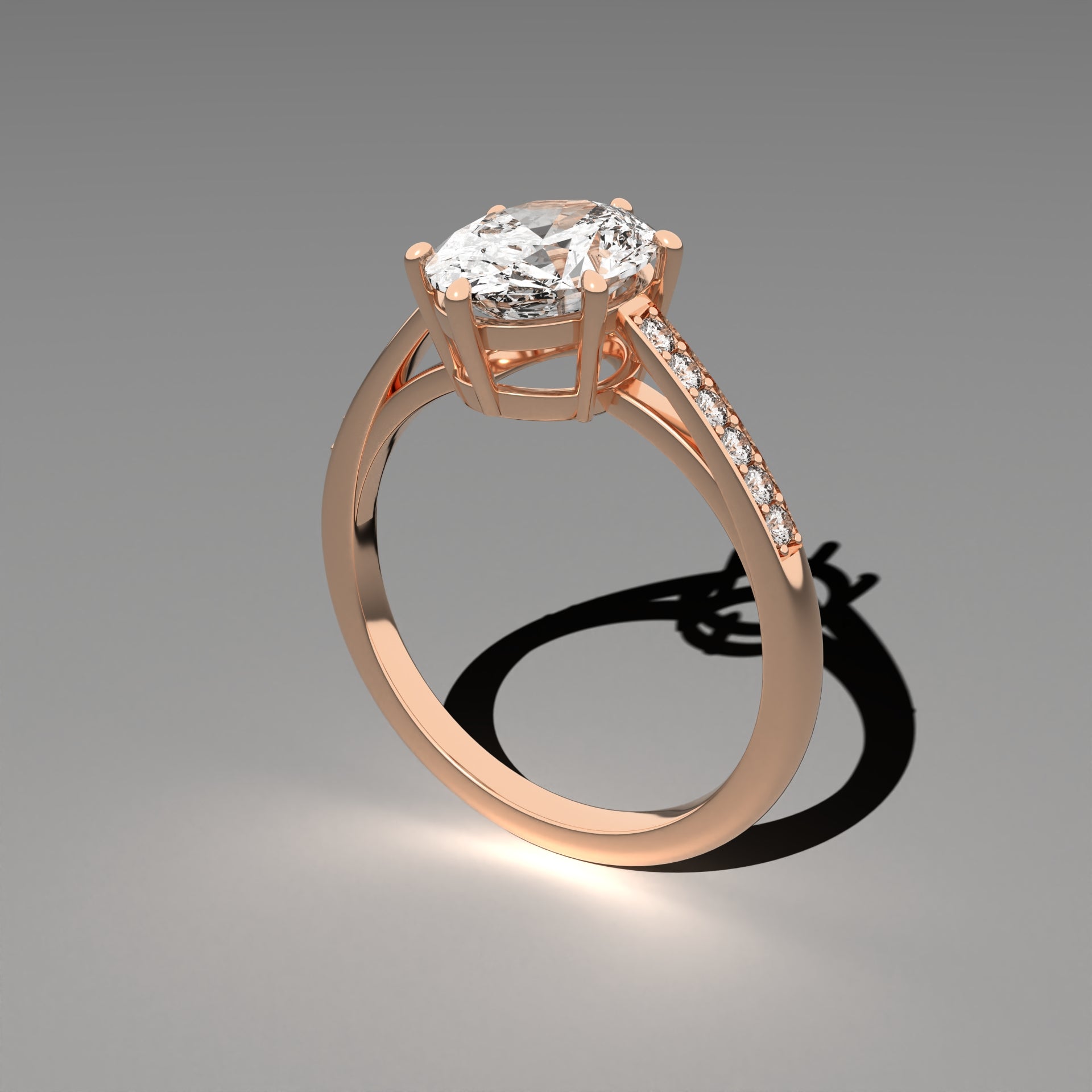 Classic Cathedral Ring - Oval