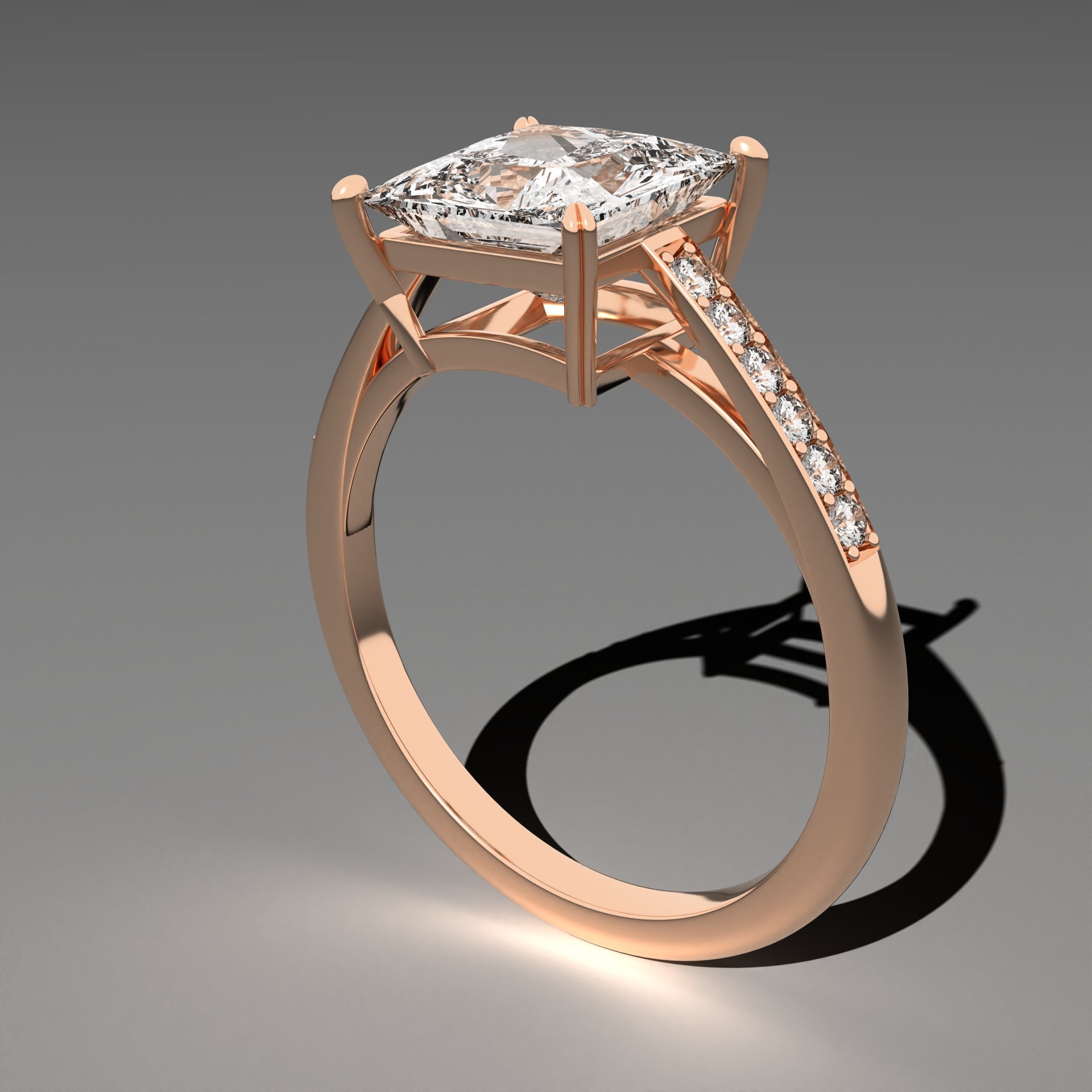 Classic Cathedral Ring - Princess