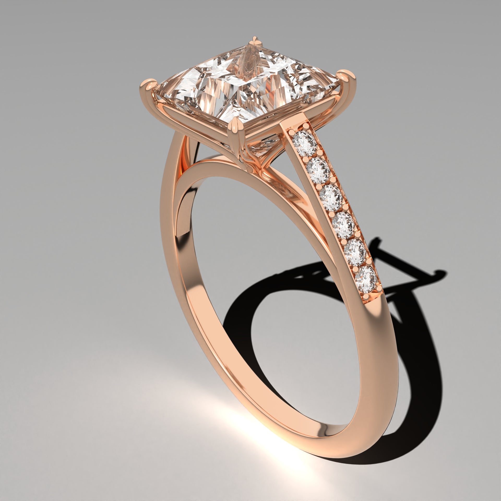 Minimal Cathedral Ring - Princess