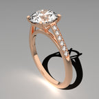 Minimal Cathedral Ring - Round
