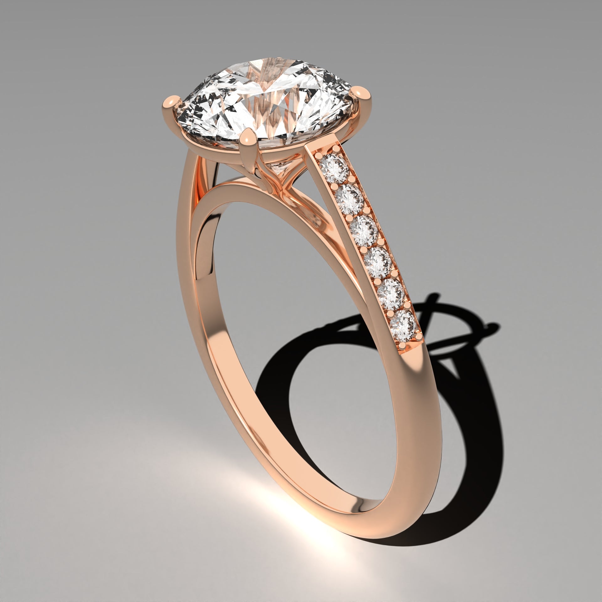 Minimal Cathedral Ring - Round