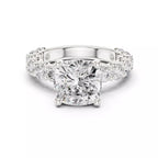 Eternity Solitaire Ring - Cushion